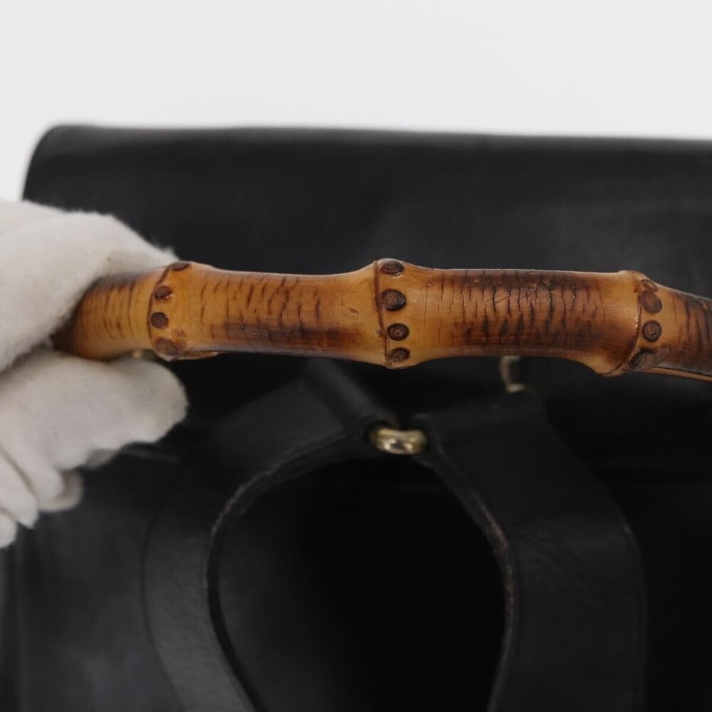 Gucci Vintage Bamboo Leather - Picture 15 of 16